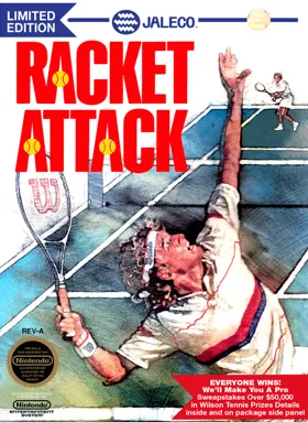 Racket Attack (USA) box cover front